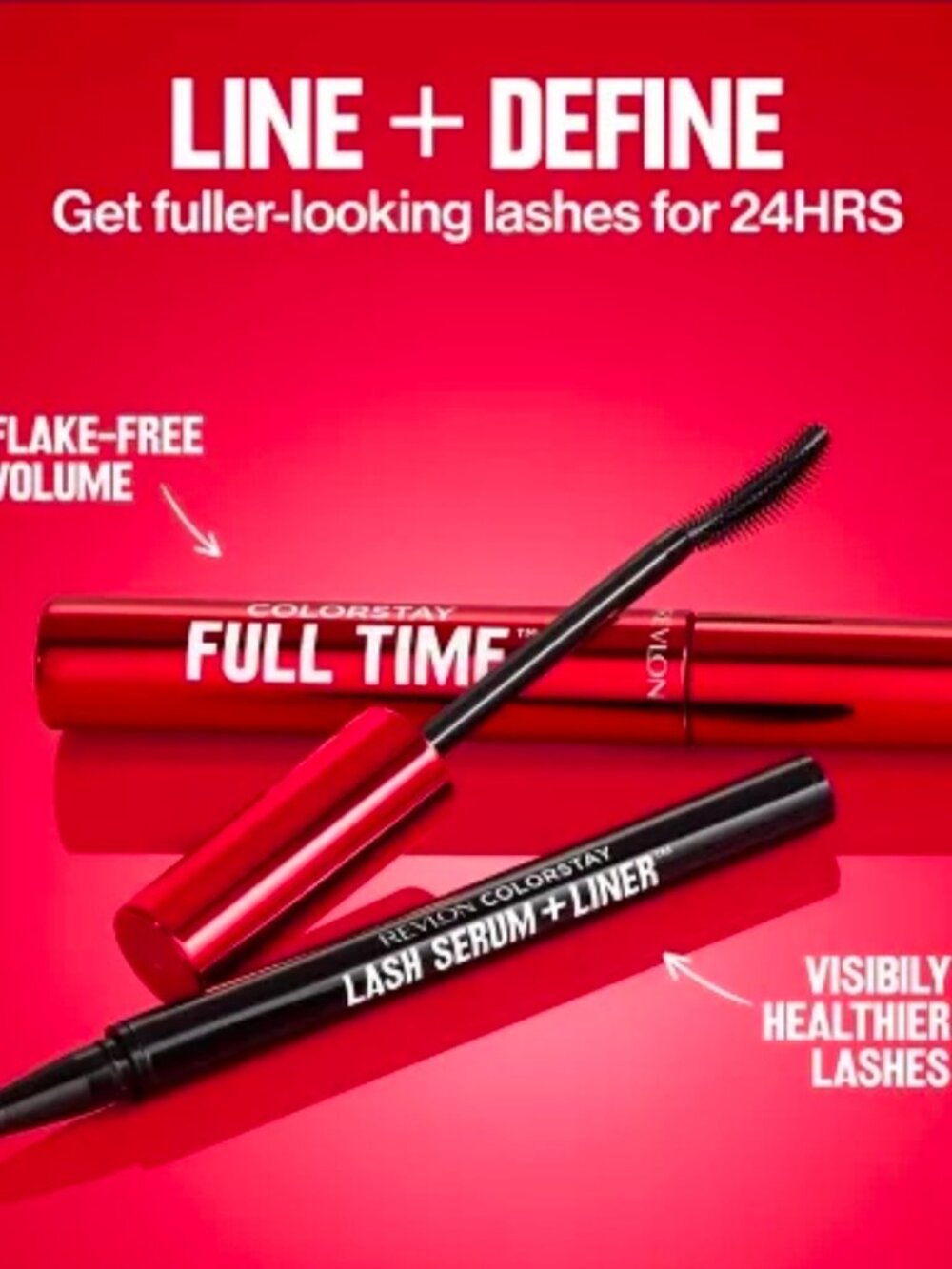 Revlon NIB ColorStay Full Time Mascara, Buildable Volume, 401 Blackest Black - Picture 2 of 6